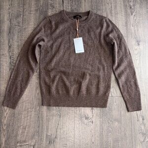 Quince🤎 Brown Crewneck Cashmere Sweater🤎